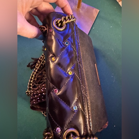 Kurt Geiger NWT Sequin Fringe 2 Way Bag - Picture 9 of 10